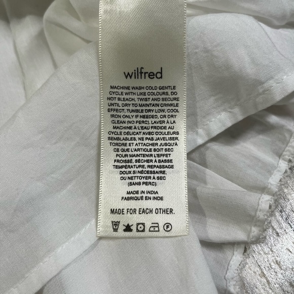 Wilfred Aritzia Aeneas White Midi  Dress xl - Picture 9 of 11